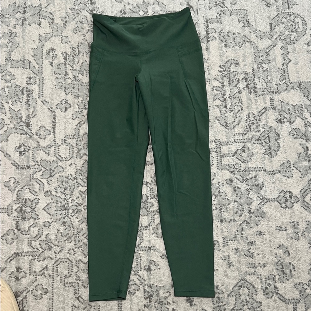 Old Navy Dark Green High-Rise Leggings
